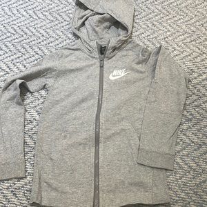 Nike boys size S gray cotton sweatshirt not fleece